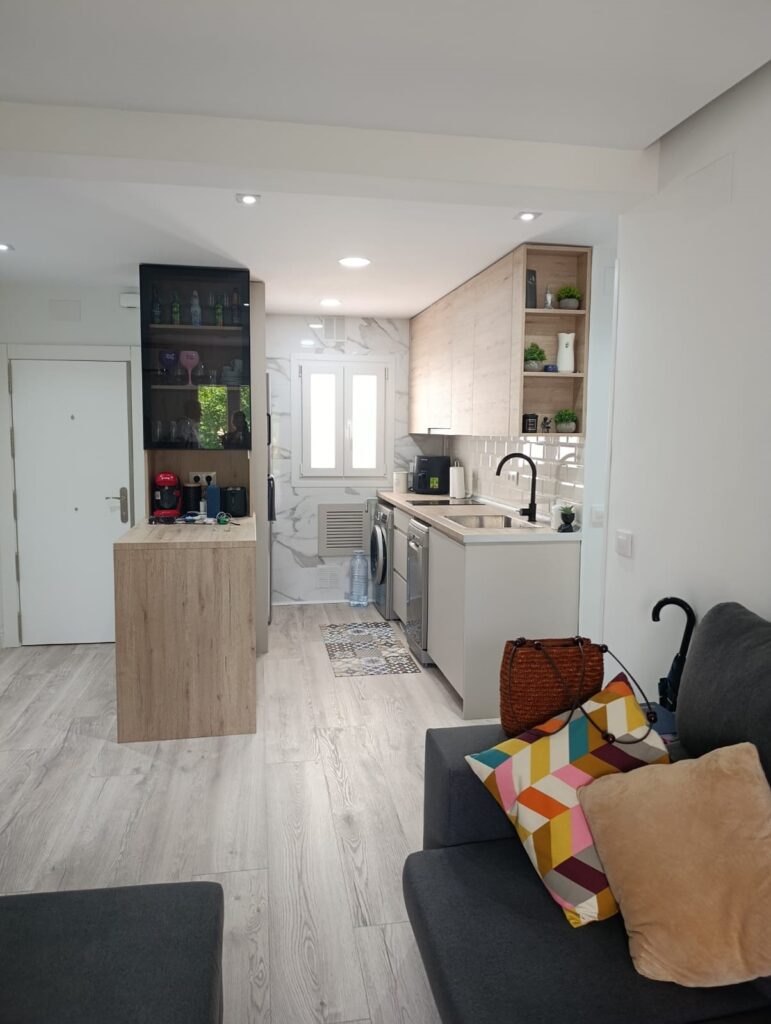 Cocina y Sala reforma junio