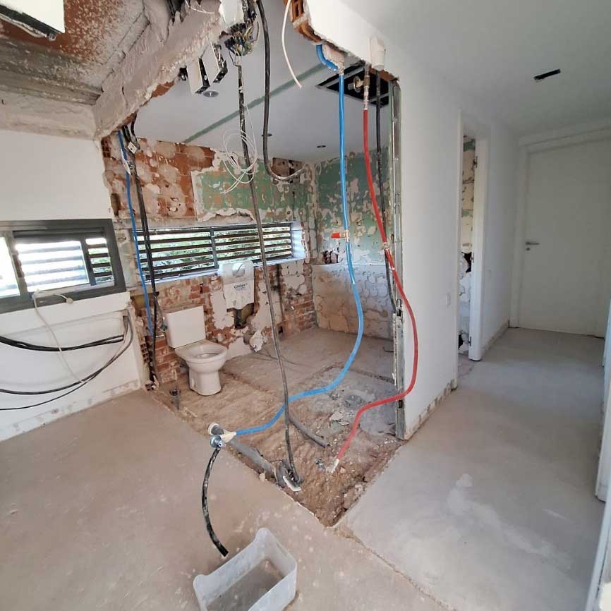 baño antes
